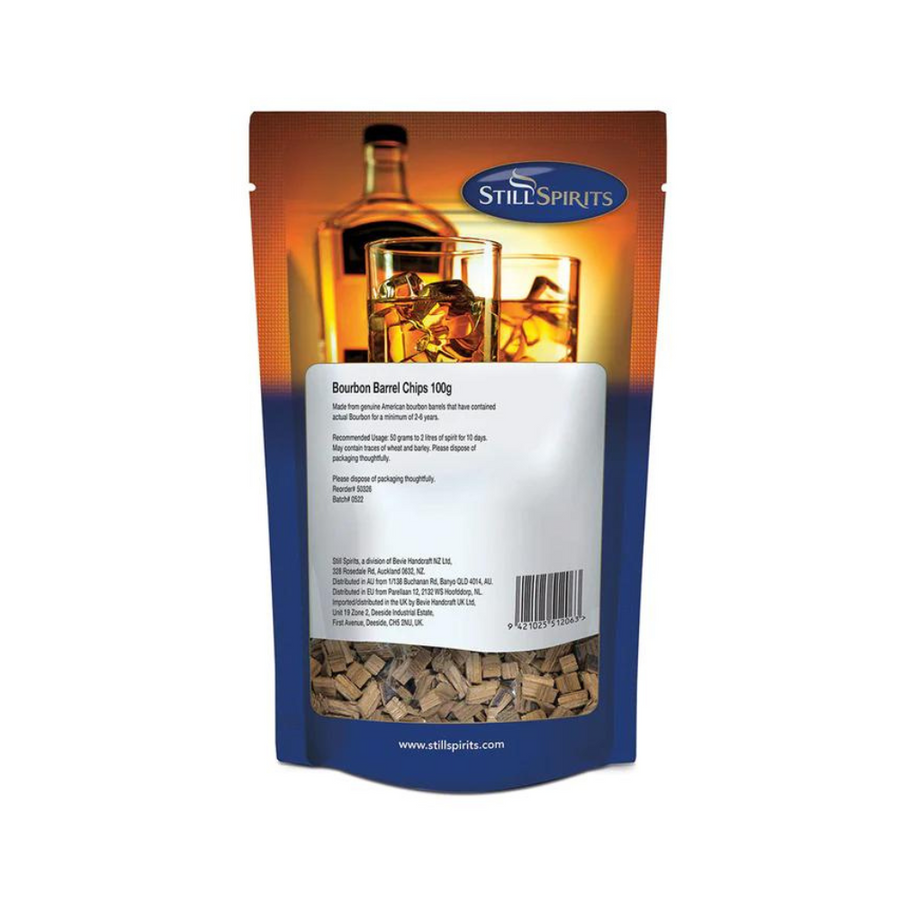 Bourbon Barrel Chips - 100g - The Wine Warehouse CA