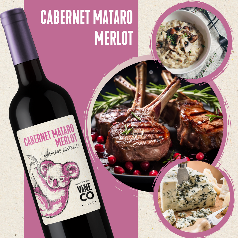 VineCo Global Passport Series - 2026 - Cabernet Mataro Merlot "Murray Red" - Riverland, Australia (March 2026) - The Wine Warehouse CA