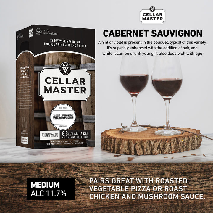 Cellar Master - Cabernet Sauvignon (2 pack) - The Wine Warehouse CA