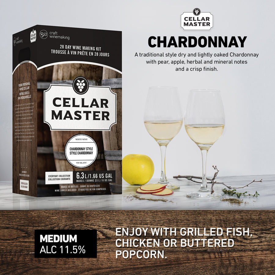 Cellar Master - Chardonnay (2 pack) - The Wine Warehouse CA