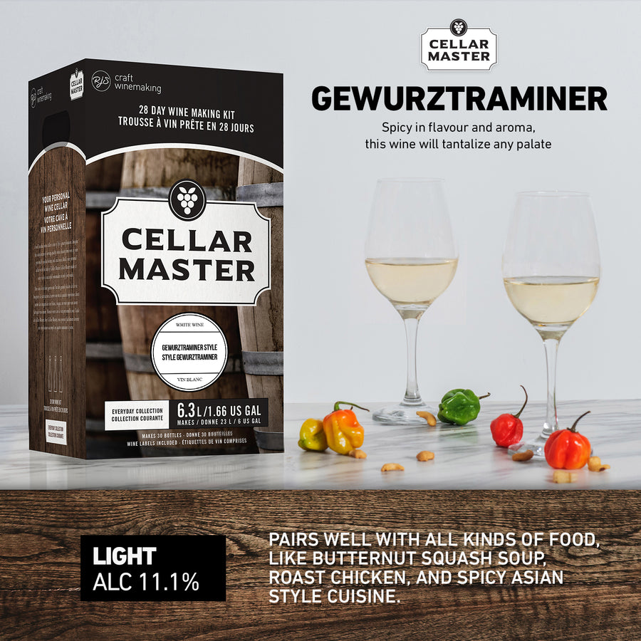 Cellar Master - Gewurztraminer (2 pack) - The Wine Warehouse CA
