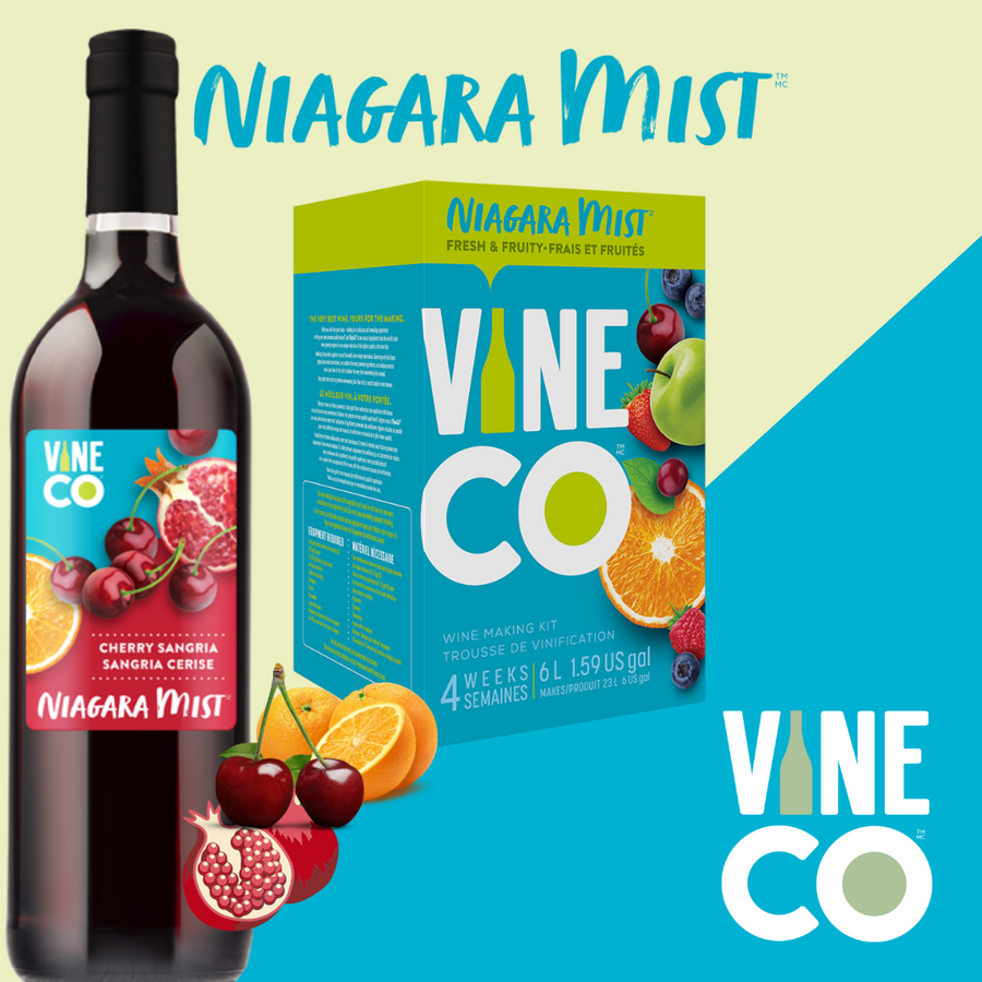 VineCo Niagara Mist - Cherry Sangria - The Wine Warehouse CA