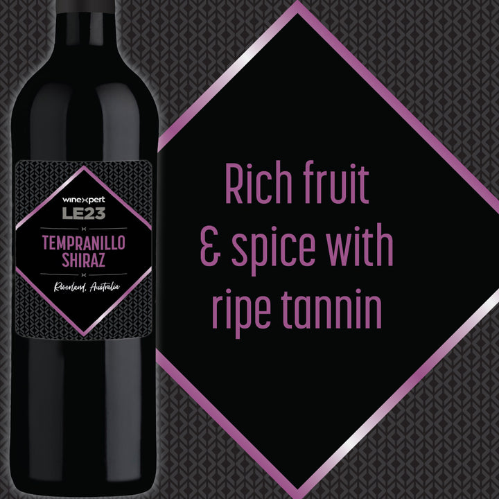 Winexpert LE Series - Tempranillo Shiraz, Riverland, Australia (April 2024) - The Wine Warehouse CA