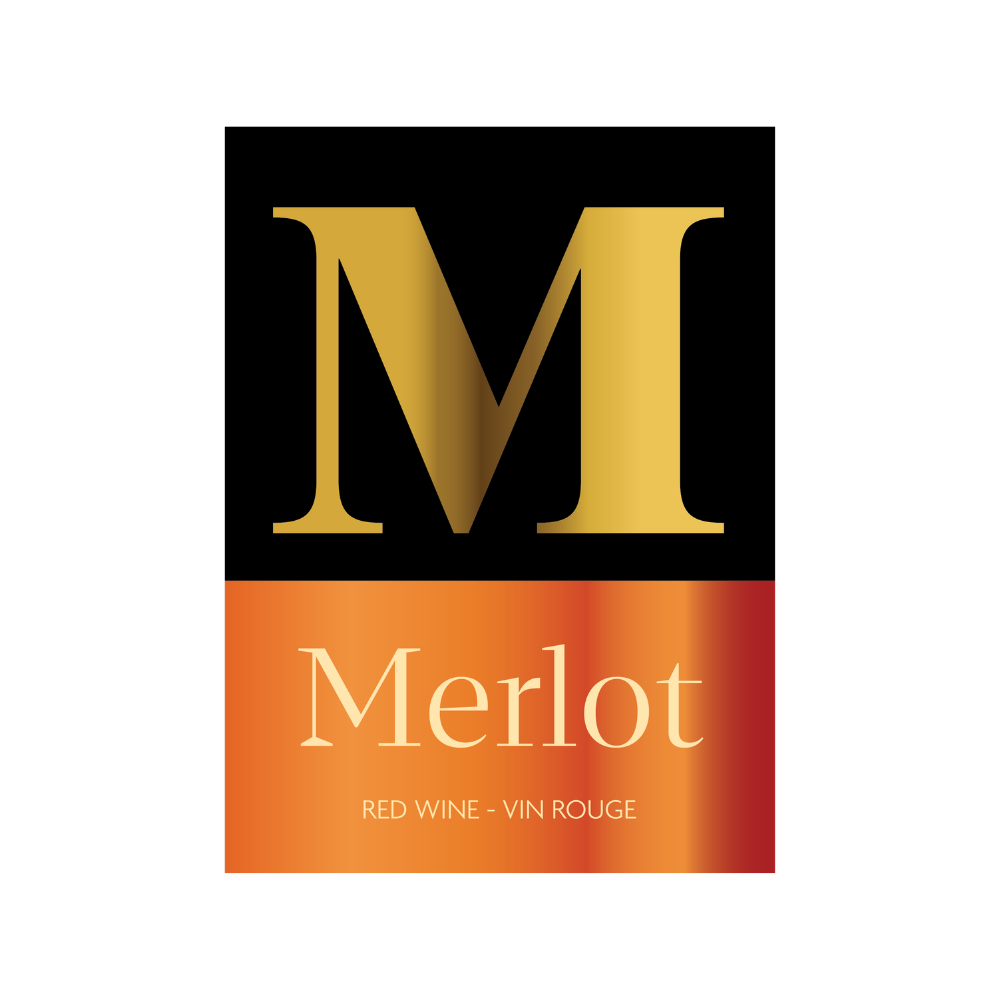 Labels - Merlot "M" - HJL - The Wine Warehouse CA