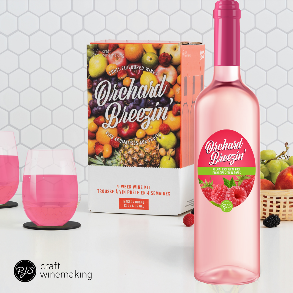 RJS Orchard Breezin' - Rockin' Raspberry Rosé - The Wine Warehouse CA