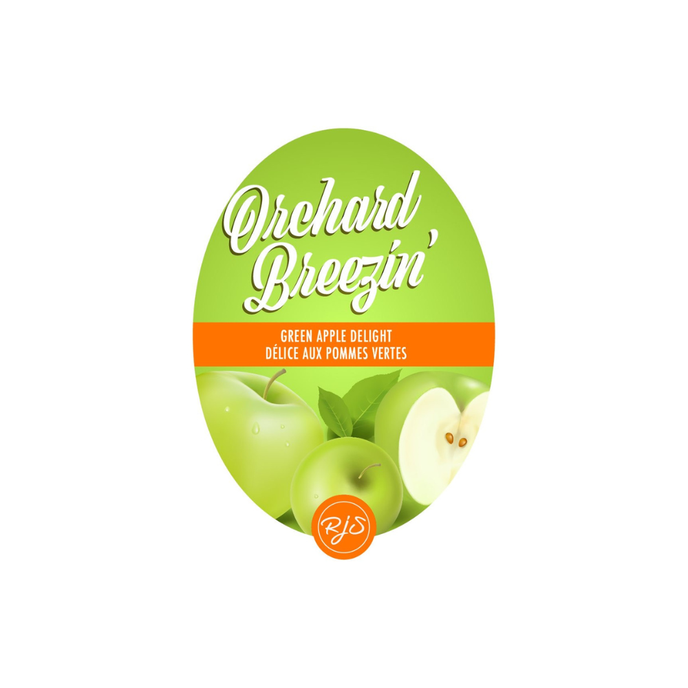 Labels - Green Apple Delight - Orchard Breezin' - HJL - The Wine Warehouse CA