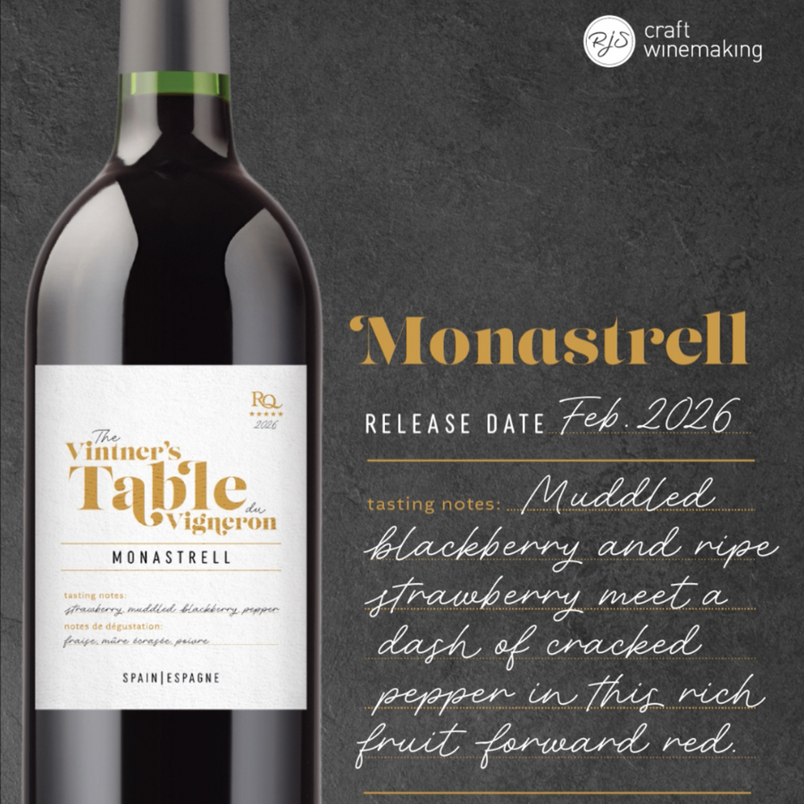 RJS Restricted Quantities - 2026 The Vintner's Table - Monastrell, Spain (February 2026) - The Wine Warehouse CA