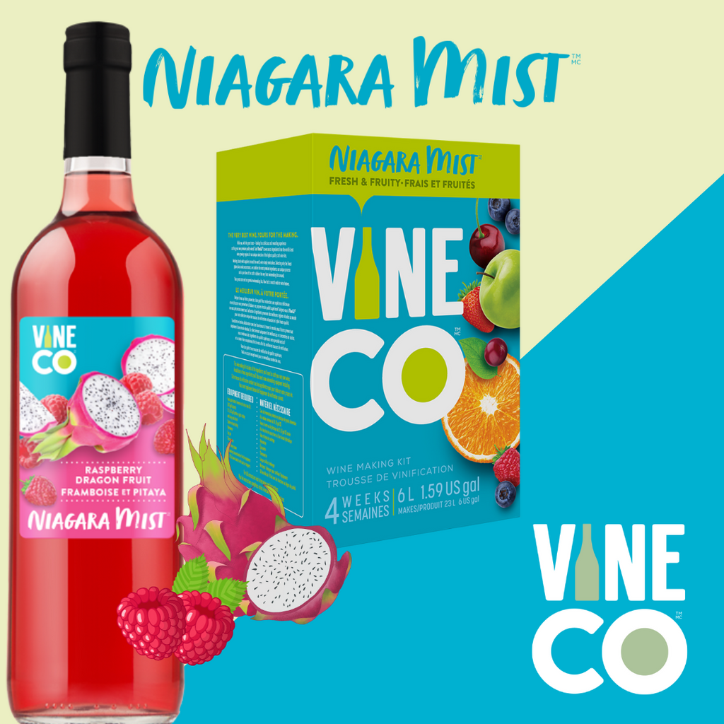 VineCo Niagara Mist - Raspberry Dragon Fruit – The Wine Warehouse CA