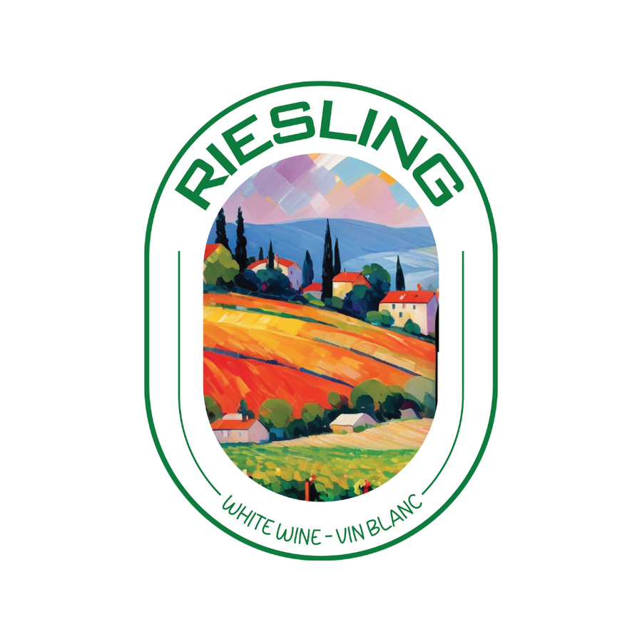Labels - Riesling Oval- HJL - The Wine Warehouse CA