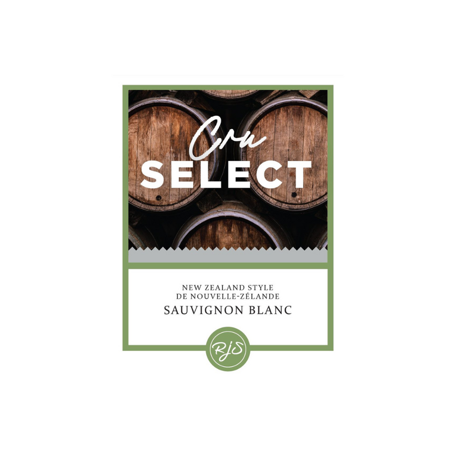 Labels - Cru Select Sauvignon Blanc - HJL - The Wine Warehouse CA