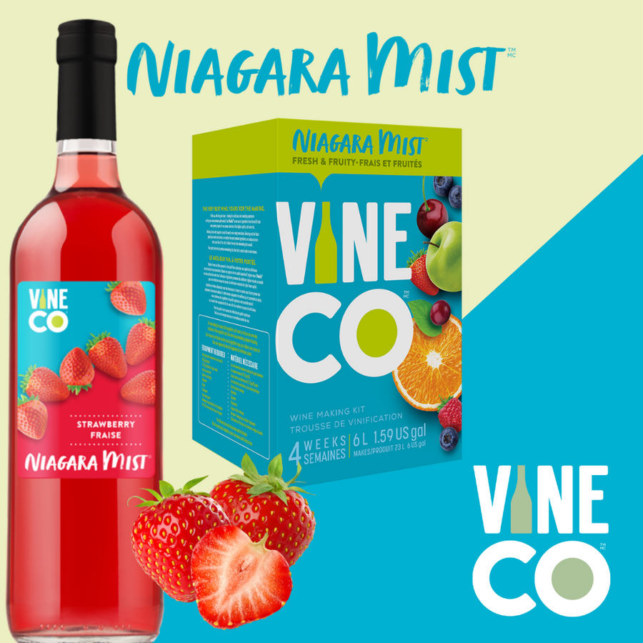 VineCo Niagara Mist - Strawberry - The Wine Warehouse CA