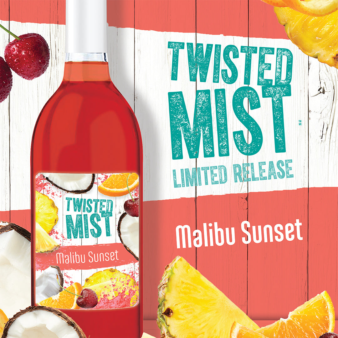Twisted Mist - Malibu Sunset Limited Edition (Now Available) - The Wine Warehouse CA