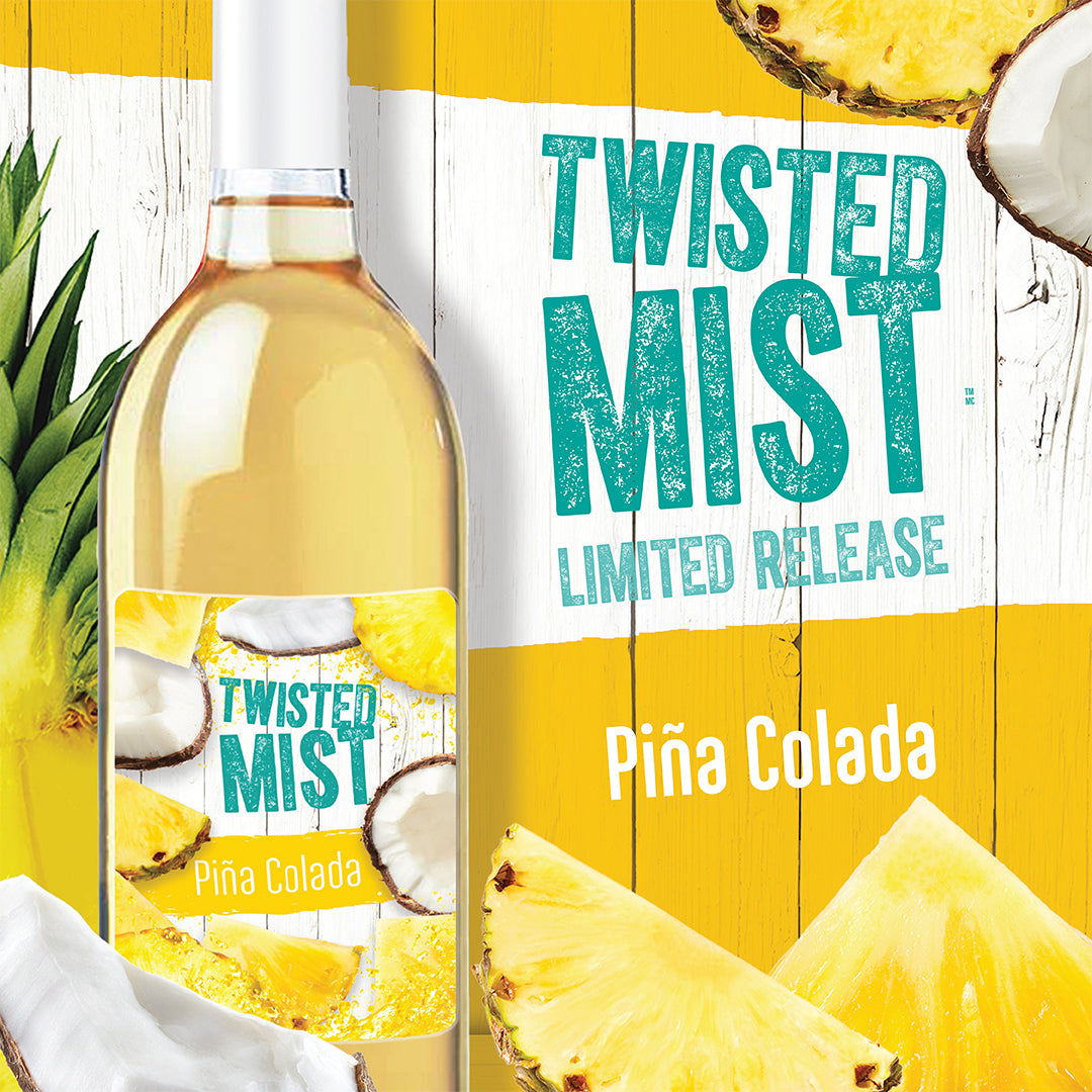 Twisted Mist - Pina Colada Limited Edition (Now Available) - The Wine Warehouse CA