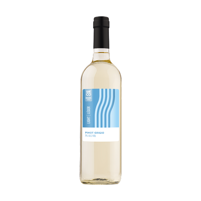 Labels - Light Pinot Grigio - VineCo - The Wine Warehouse CA