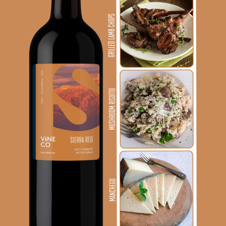 VineCo Global Passport Series 2027 - "Sierra Red" Petit Verdot Petite Sirah - Lodi, California (December 2026)