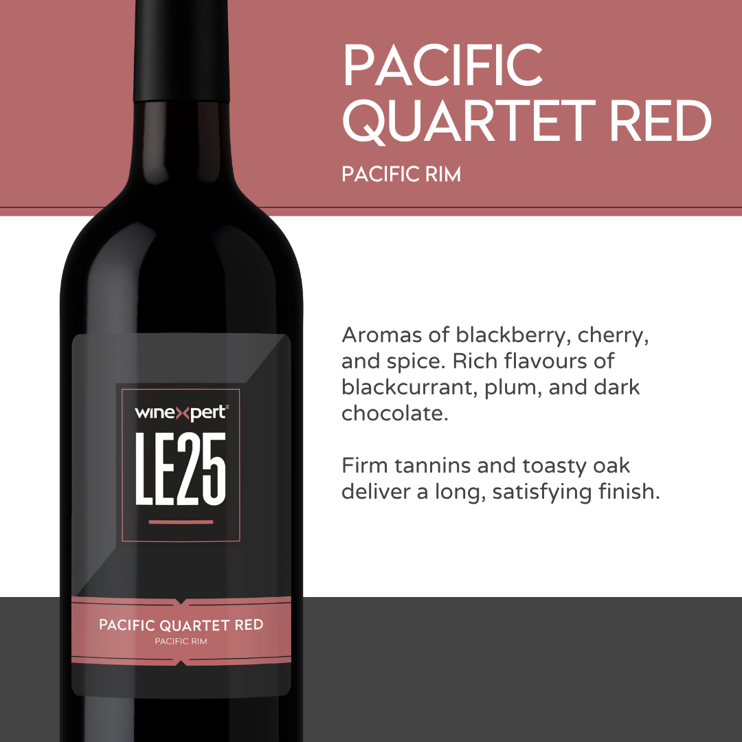 Winexpert LE Series - 2025 - Pacific Quartet Red - Pacific Rim (April 2026) - The Wine Warehouse CA