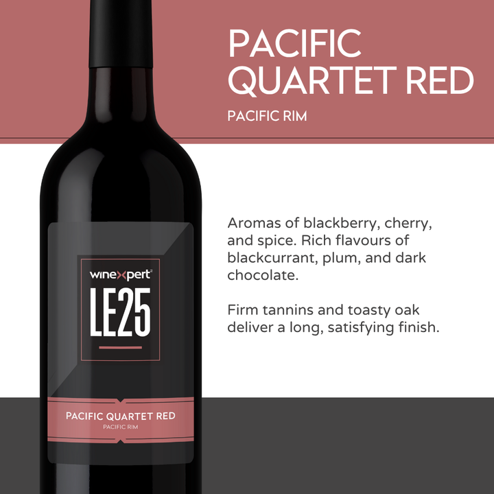 Winexpert LE Series - 2025 - Pacific Quartet Red - Pacific Rim (April 2026) - The Wine Warehouse CA