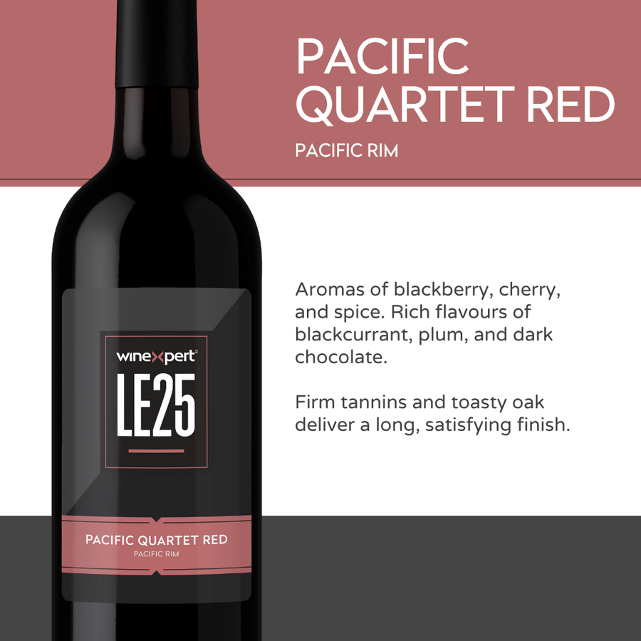 Winexpert LE Series - 2025 - Pacific Quartet Red - Pacific Rim (April 2026) - The Wine Warehouse CA