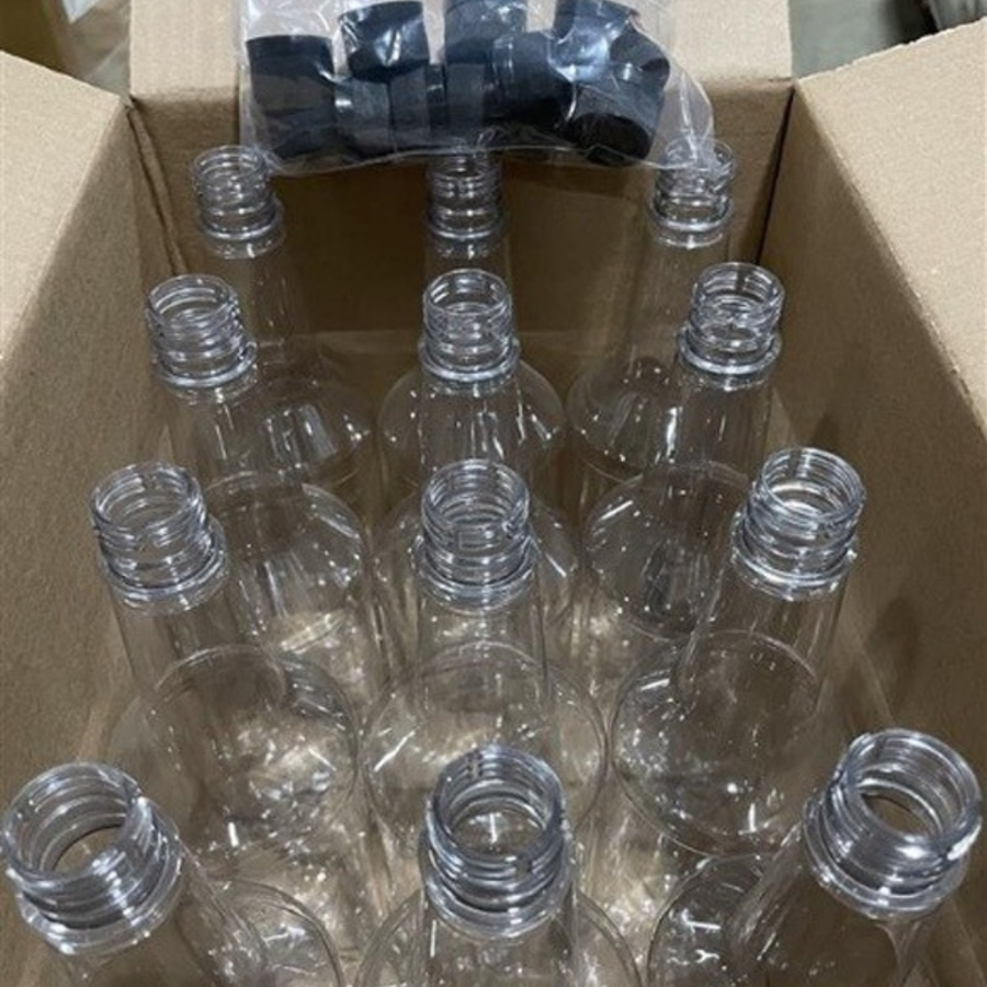PET Bottles clear 1 litre - Case of 12 - The Wine Warehouse CA
