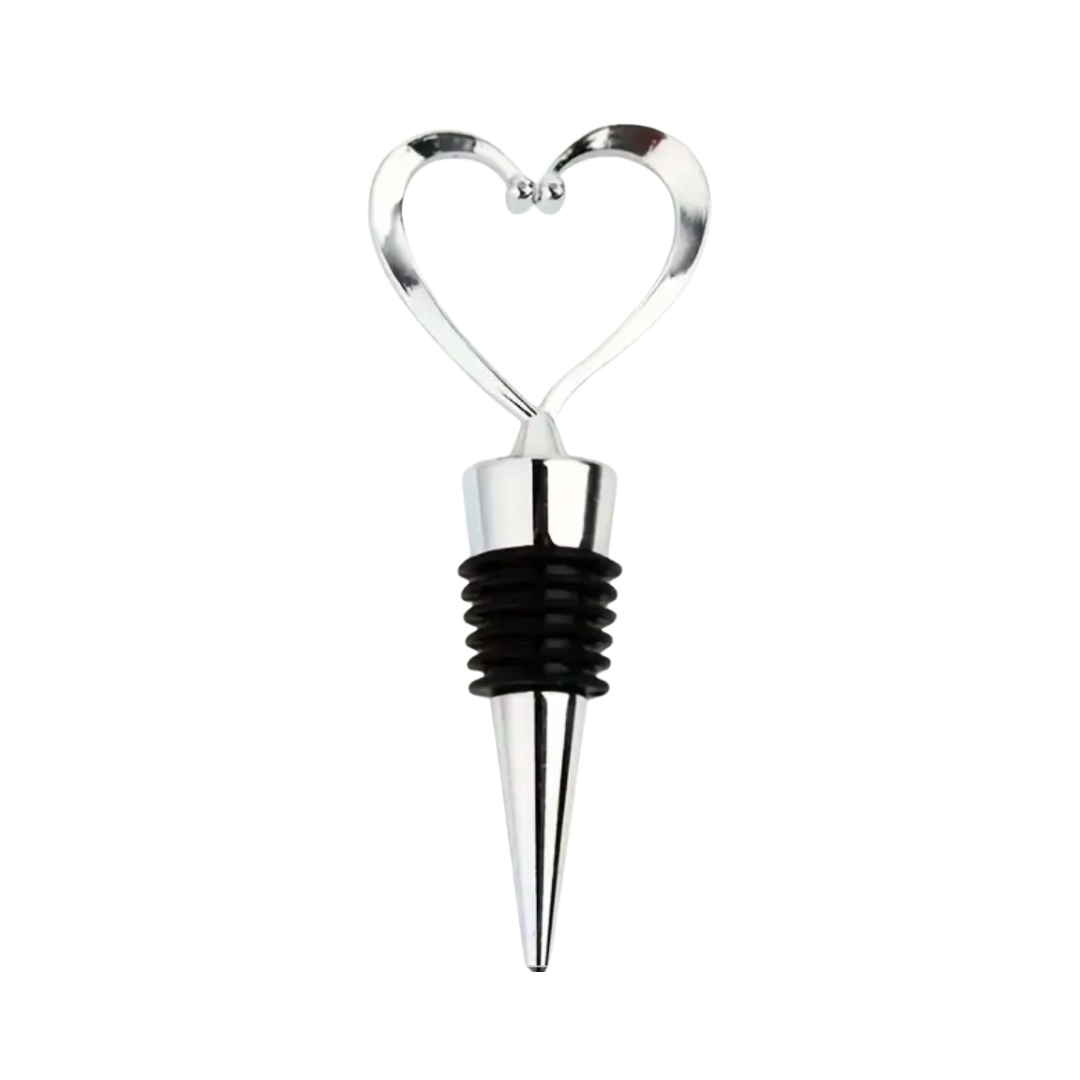 Wine Bottle -  Stopper Heart Shaped - The Wine Warehouse CA