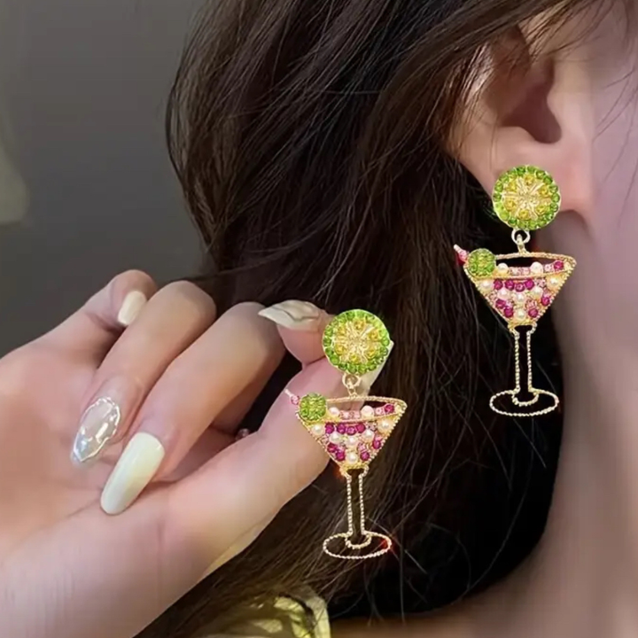 Earrings - Martini Earrings - The Wine Warehouse CA