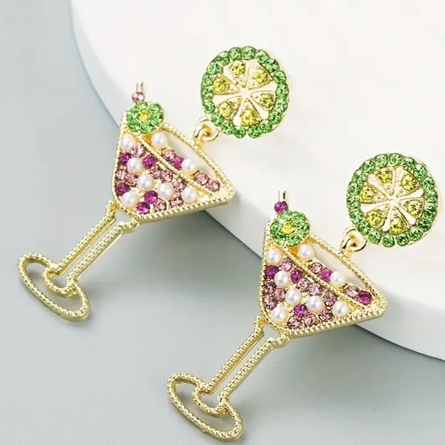Earrings - Martini Earrings - The Wine Warehouse CA