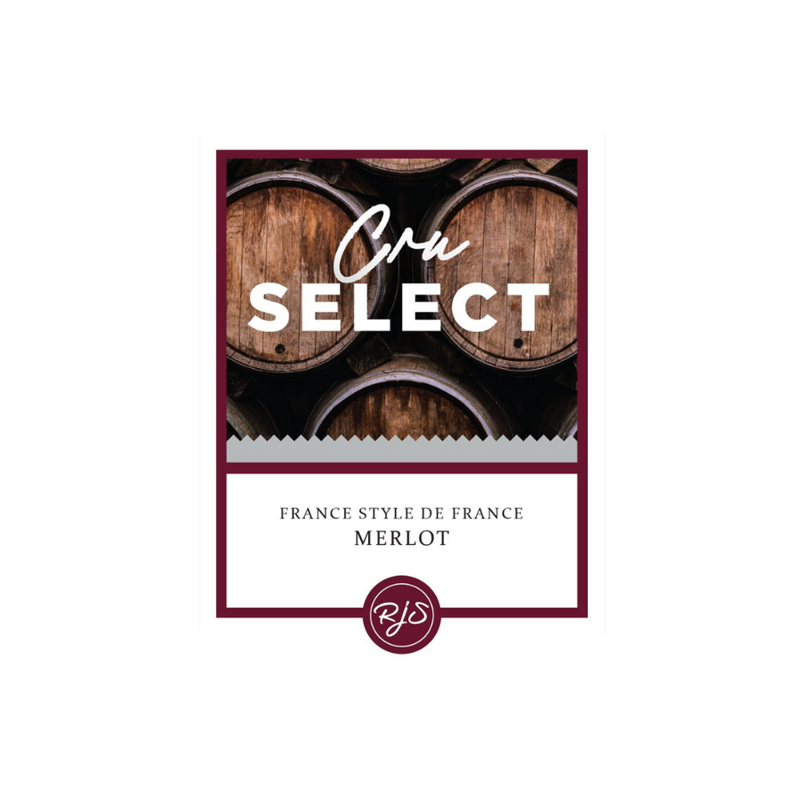 Labels - Cru Select Merlot - HJL - The Wine Warehouse CA