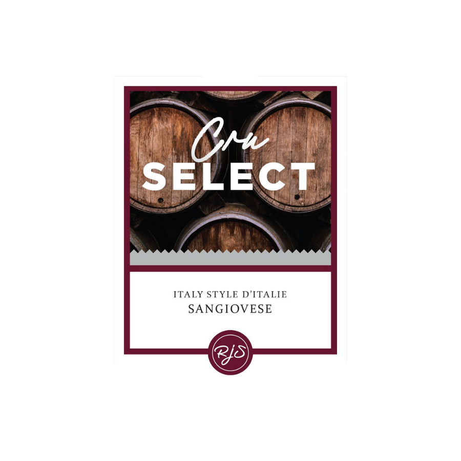 Labels - Cru Select Sangiovese - HJL - The Wine Warehouse CA