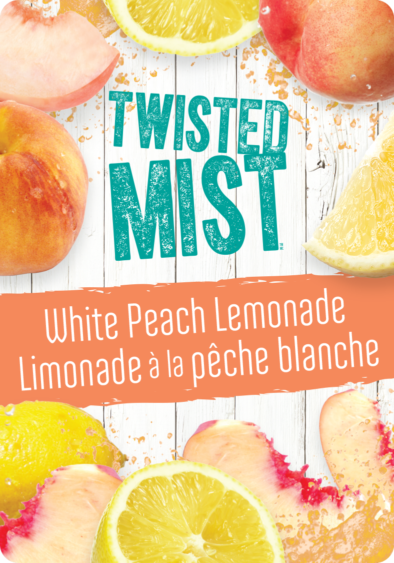 Twisted Mist - White Peach Lemonade Limited Edition - The Wine Warehouse CA