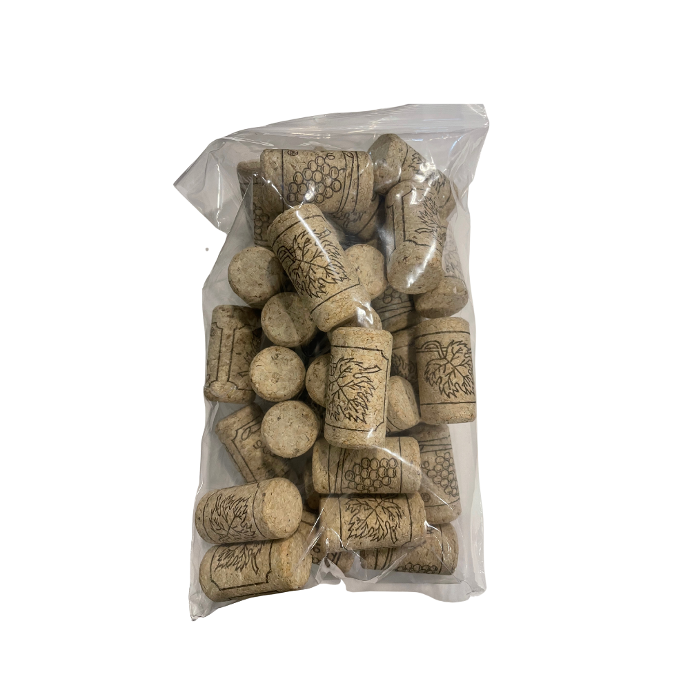 Corks Long Winery Grade Agglomerate 30 per pkg. - The Wine Warehouse CA