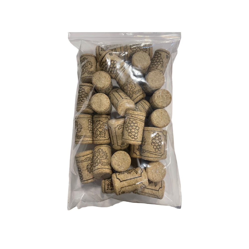 Corks Short Winery Grade Agglomerate 30 per pkg. - The Wine Warehouse CA