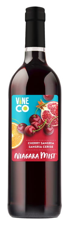 Labels - Cherry Sangria - VineCo Niagara Mist - The Wine Warehouse CA