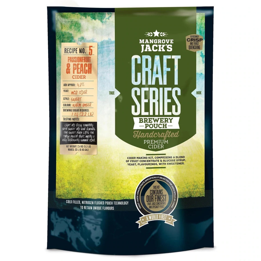 Mangrove Jack's Craft Series Cider - Passionfruit & Peach - The Wine Warehouse CA