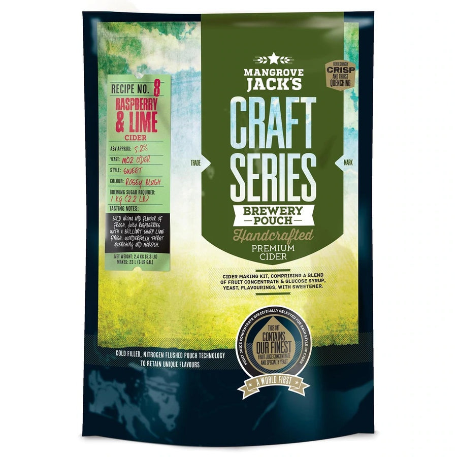 Mangrove Jack's Craft Series Cider - Raspberry & Lime - The Wine Warehouse CA