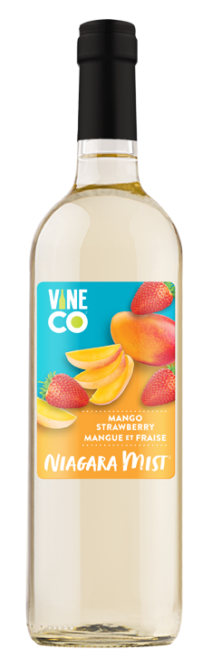 Labels - Mango Strawberry - VineCo Niagara Mist - The Wine Warehouse CA