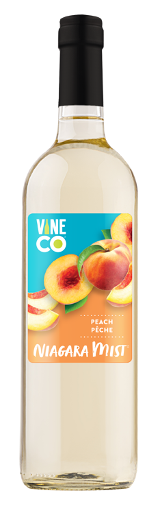 Labels - Peach - VineCo Niagara Mist - The Wine Warehouse CA