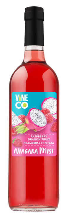Labels - Raspberry Dragon Fruit - VineCo Niagara Mist - The Wine Warehouse CA
