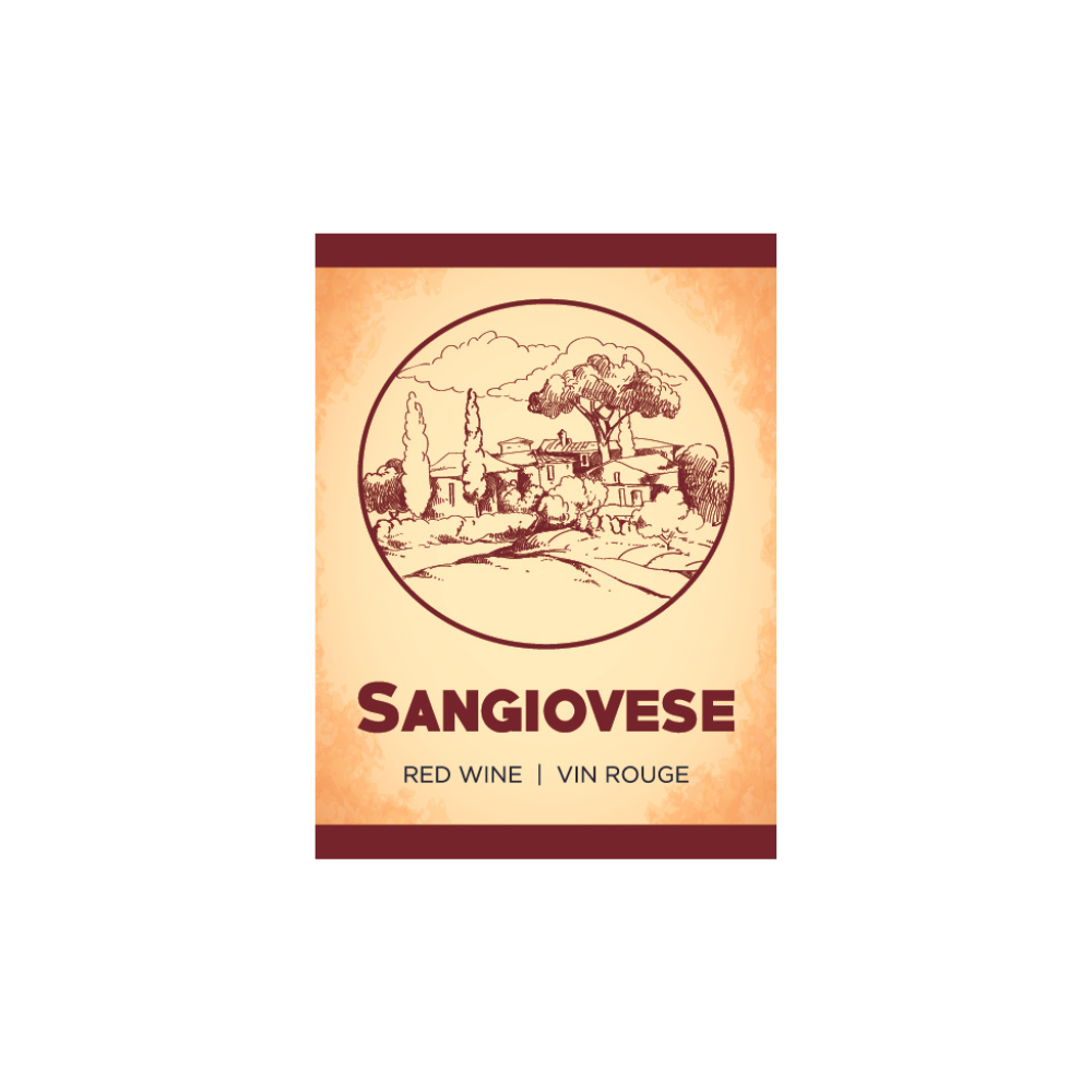 Labels - Sangiovese - HJL - The Wine Warehouse CA