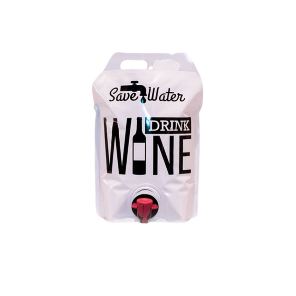 Wine Bag - Save Water Drink Wine - holds 3 litres - The Wine Warehouse CA