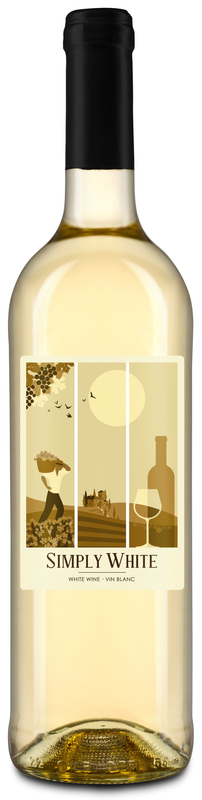 Labels - Simply White - GVI - The Wine Warehouse CA