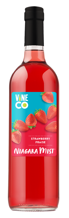 Labels - Strawberry - VineCo Niagara Mist - The Wine Warehouse CA