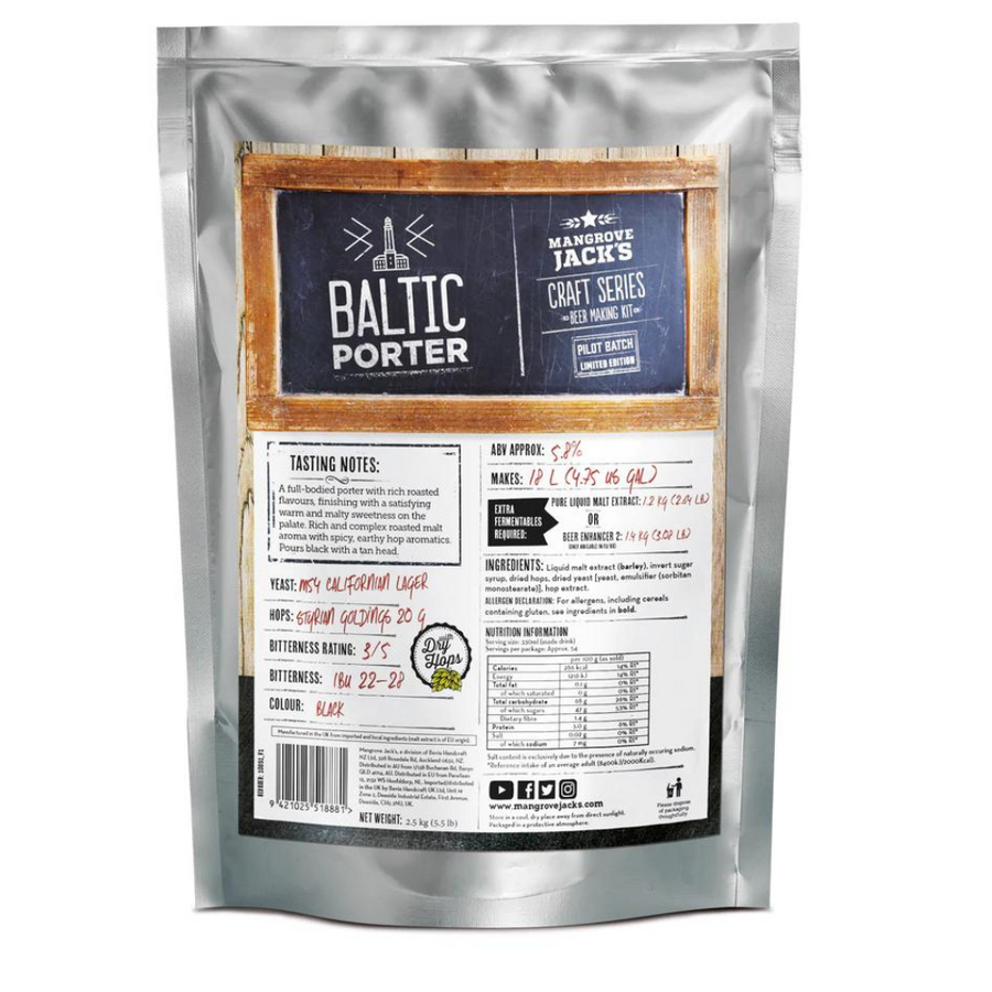 Mangrove Jack's Craft Series Beer - Baltic Porter (Limited Edition) - The Wine Warehouse CA