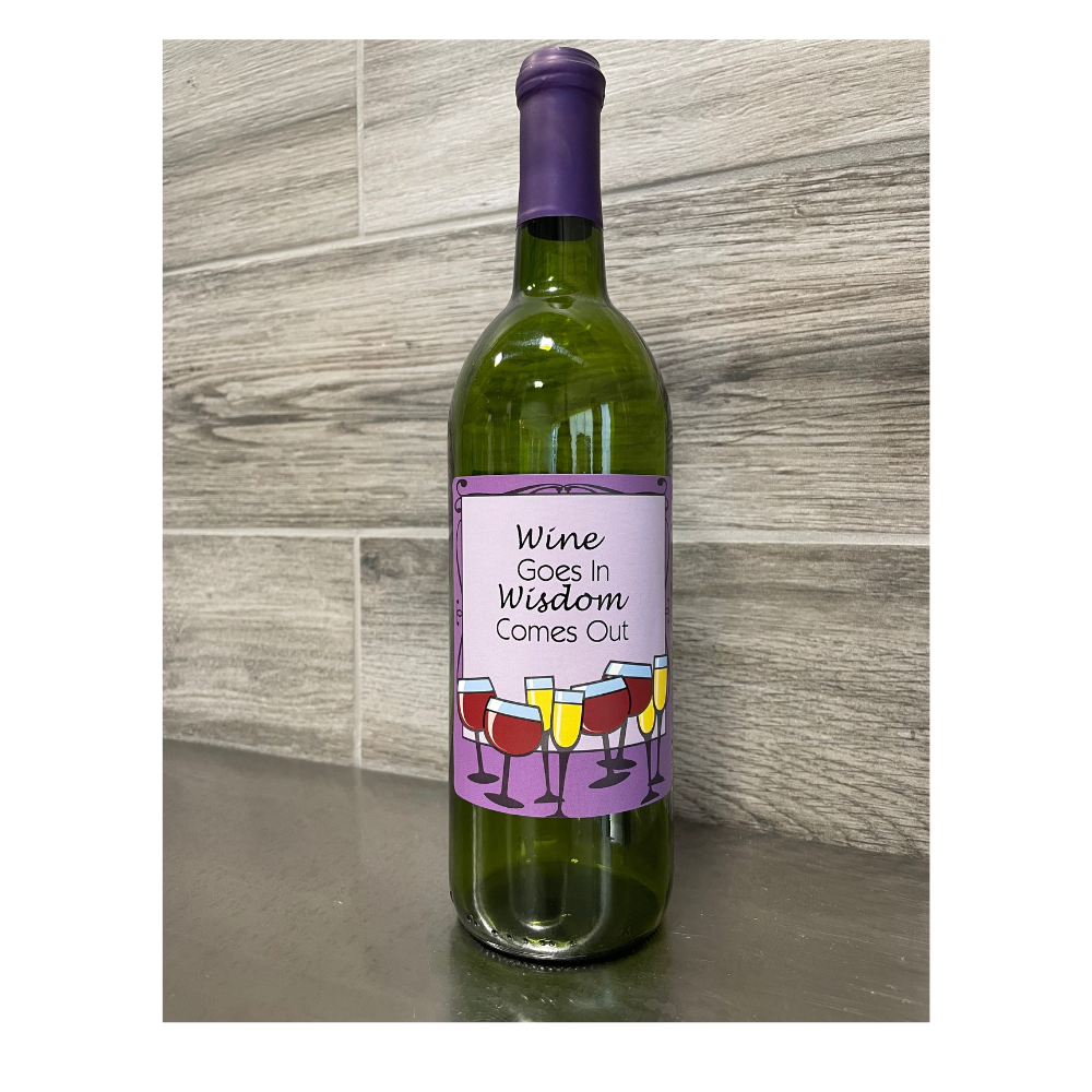 Labels - Fun 5 pack - Fun Glasses Purple - The Wine Warehouse CA