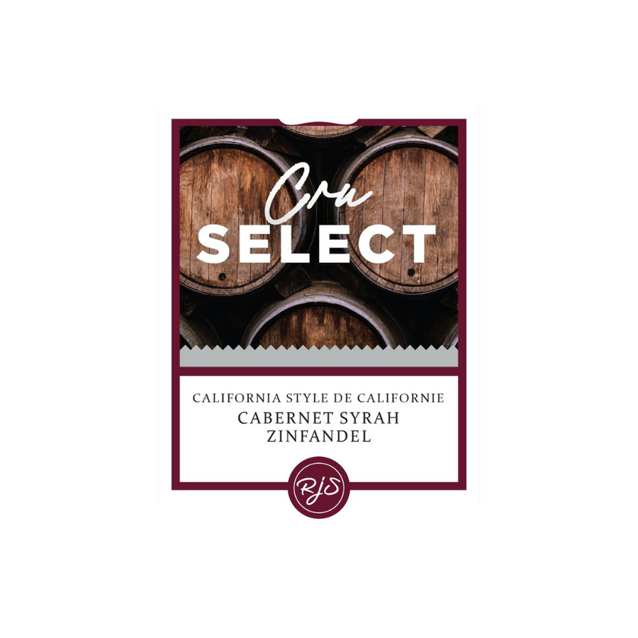 Labels - Cru Select Cabernet Syrah Zinfandel - HJL - The Wine Warehouse CA