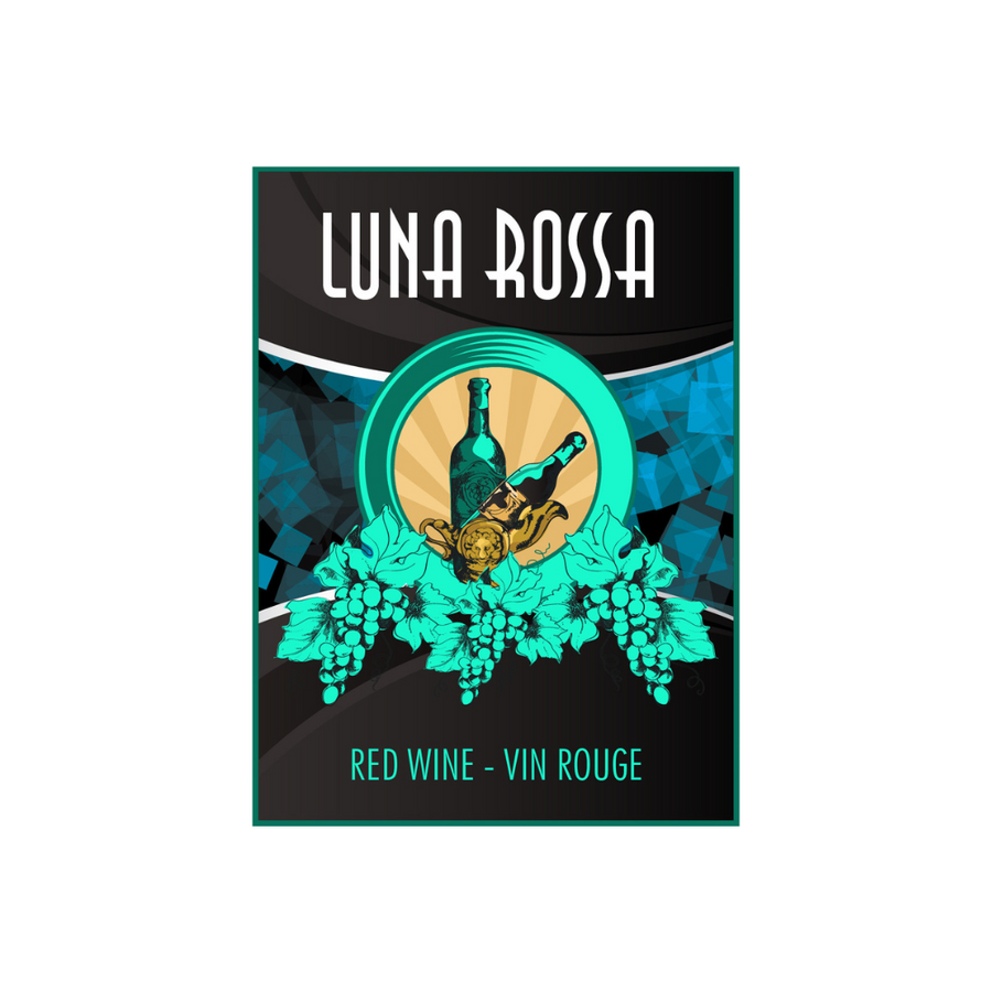 Labels - Luna Rossa - HJL - The Wine Warehouse CA