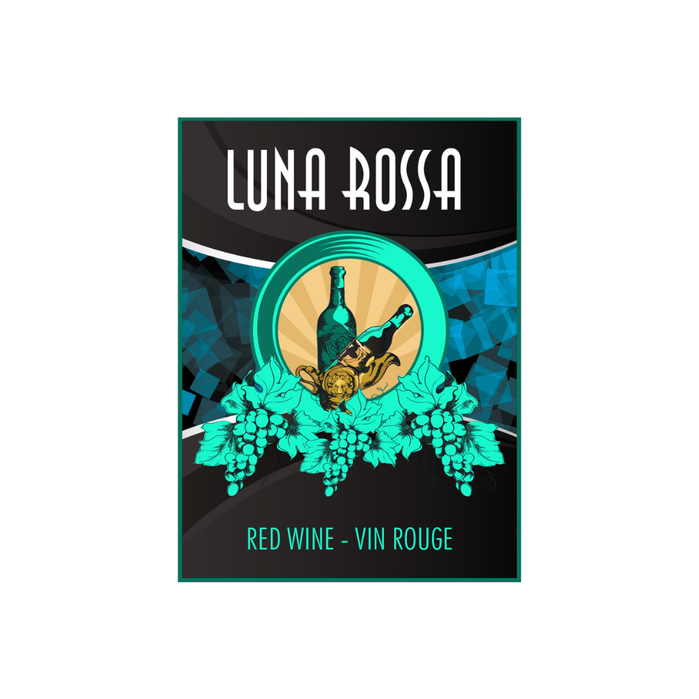 Labels - Luna Rossa - HJL - The Wine Warehouse CA