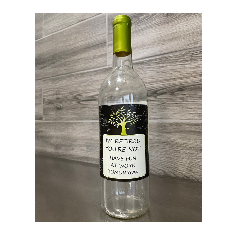 Labels - Fun 5 pack - Retirement - The Wine Warehouse CA